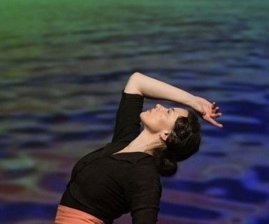 Flamenco-Tänzerin im flow